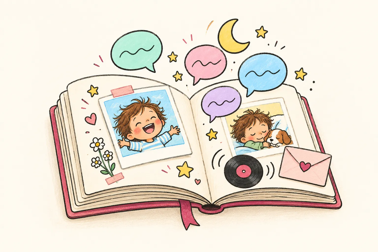 Mots de poche · Memory book