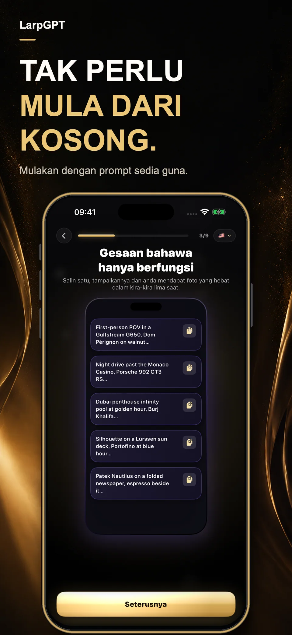 TAK PERLU MULA DARI KOSONG.