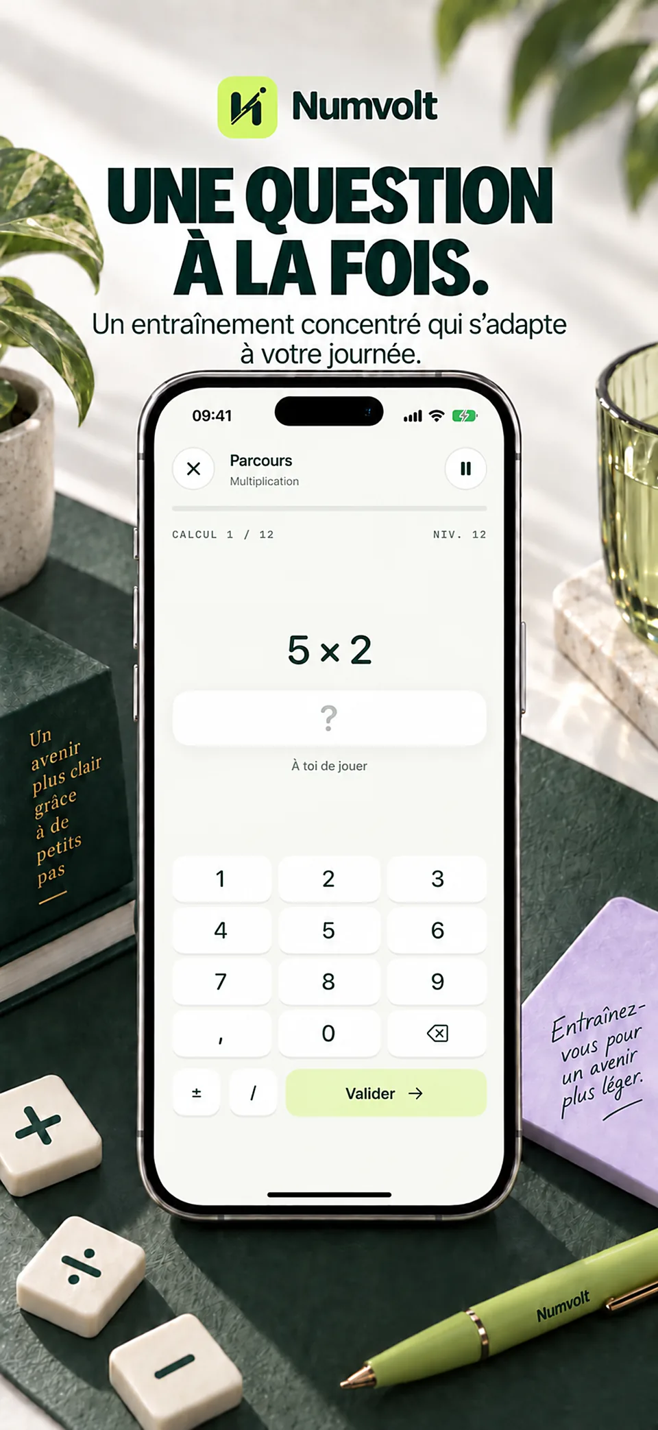 Numvolt · Une question à la fois.