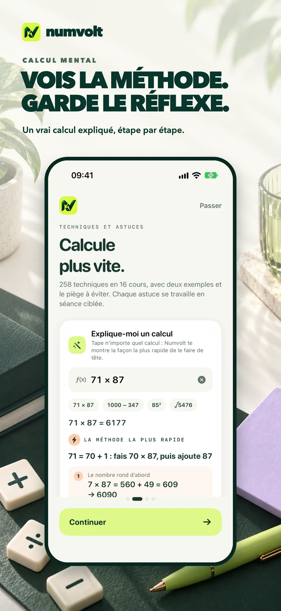 Numvolt · Multiplication expliquée étape par étape