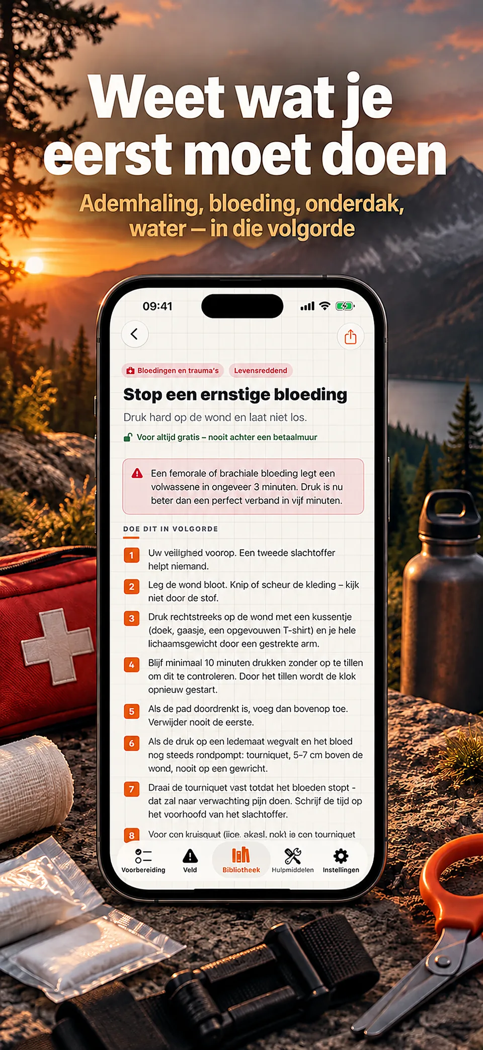 Surv · In de app · 2