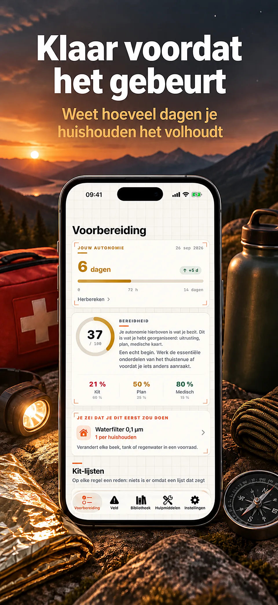 Surv · In de app · 4