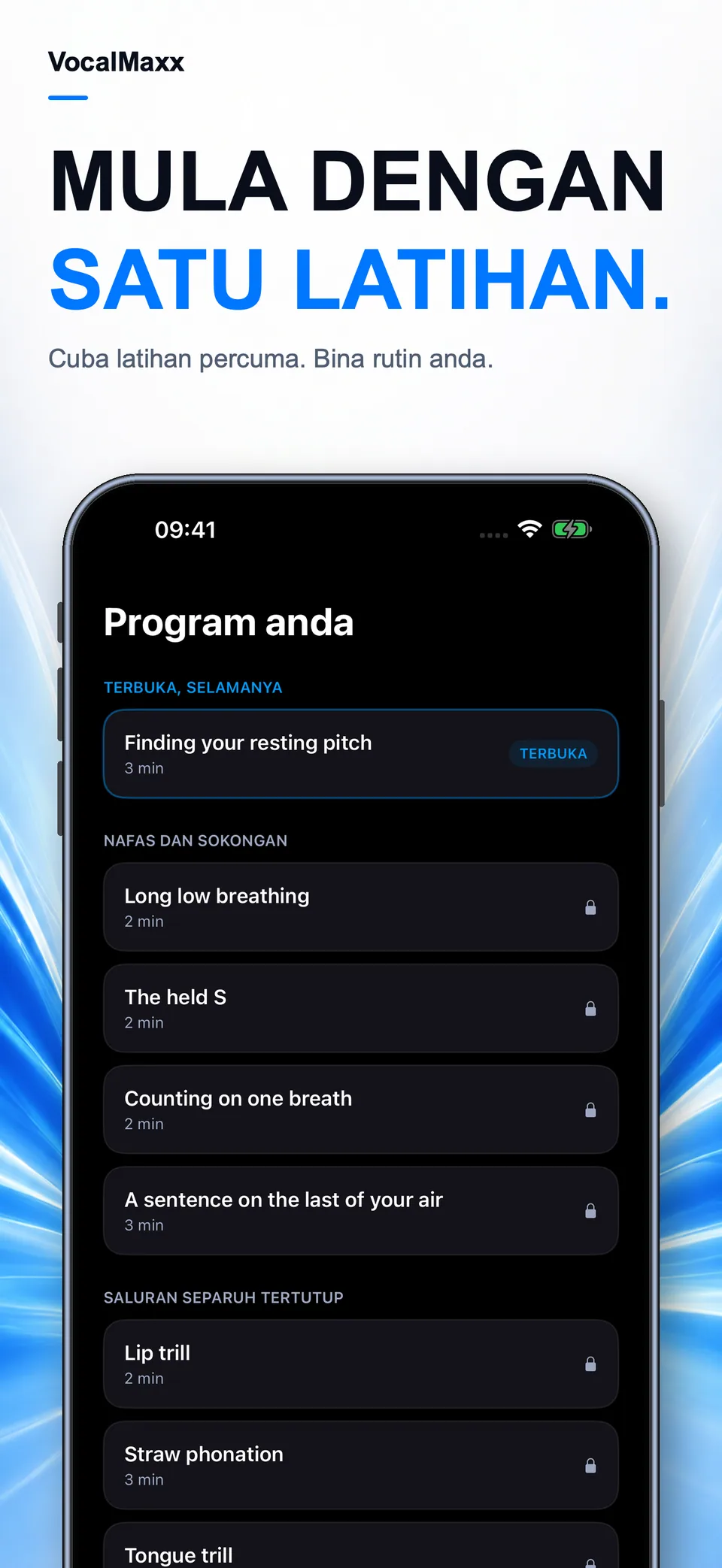 MULA DENGAN SATU LATIHAN.