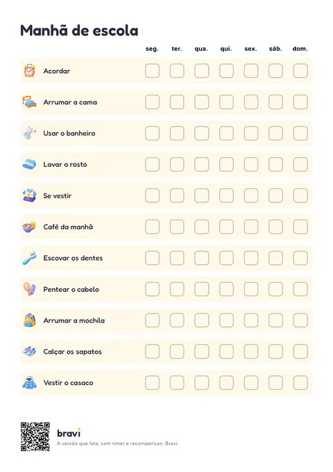 Manhã de escola