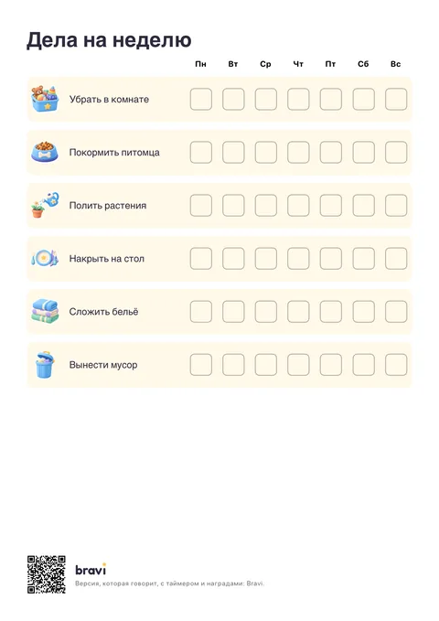 Дела на неделю